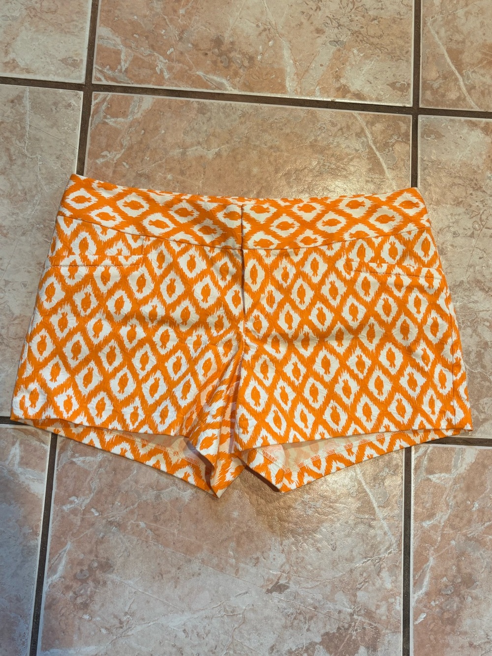 lilly pulitzer ellie short fish print spring orange sherbet geometric shorts